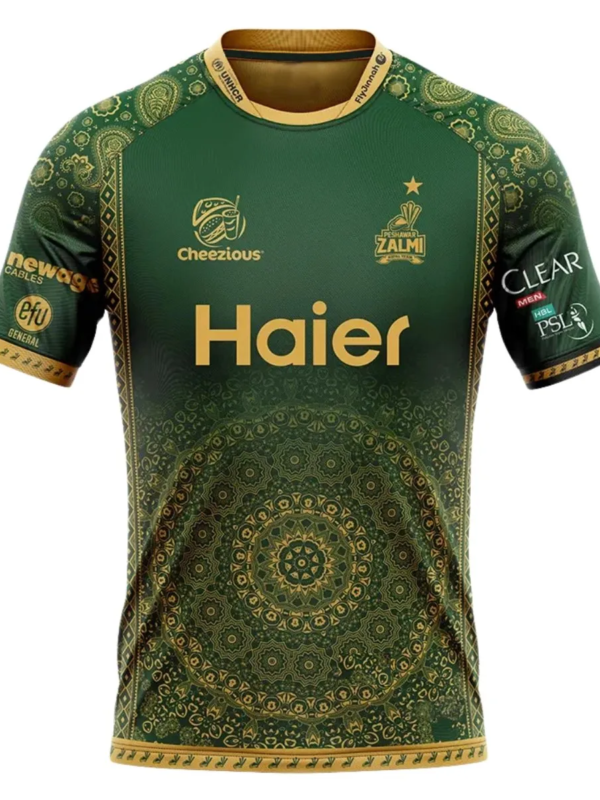 Peshawar Zalmi Pakistan Edition Green Shirt 2025