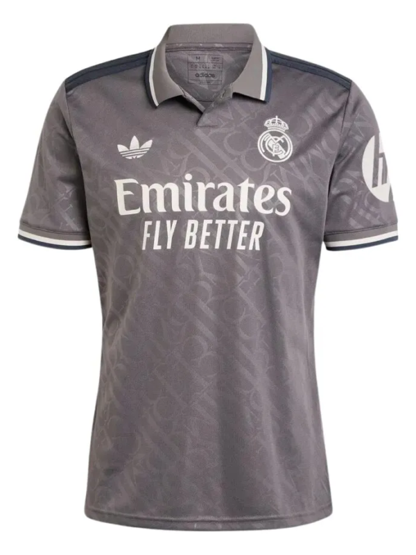 Real Madrid Third Shirt 2024 25 Charcoal