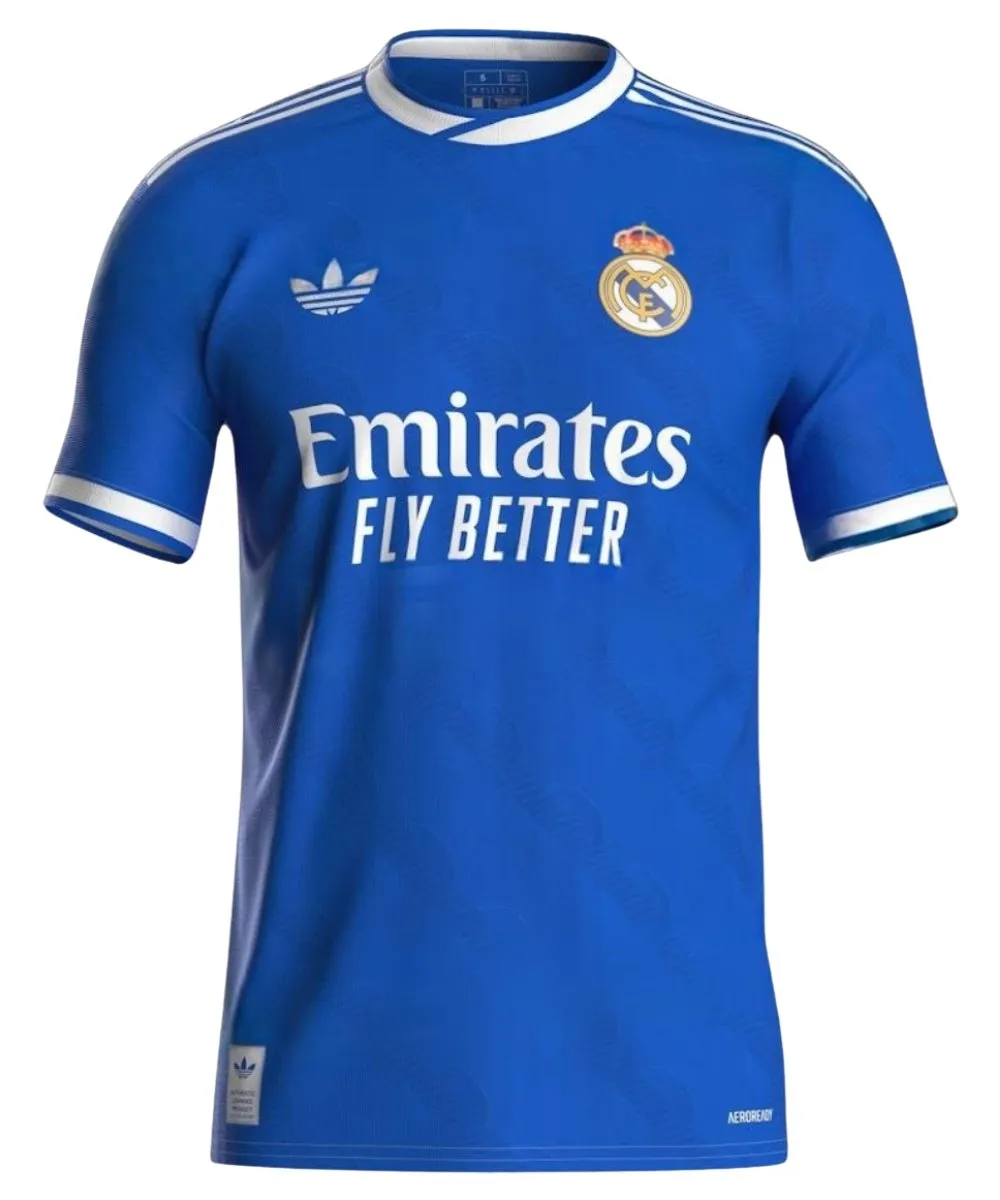 Real Madrid Third Shirt 2025 26 Blue